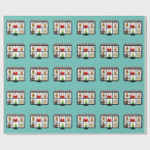 ズーおもしろいムホリデーのラッピング紙 ラッピングペーパー (フラット)