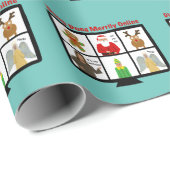 ズーおもしろいムホリデーのラッピング紙 ラッピングペーパー (ロールコーナー)