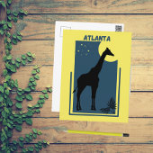 ズーアトランタグルジアヴィンテージキリン ポストカード