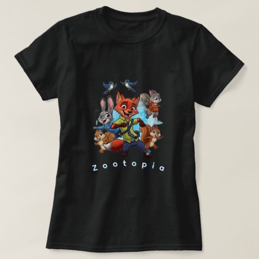 ズートピアTシャツ Tシャツ (デザイン正面)