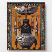 「ズーニ族」 フォトプラーク (正面)