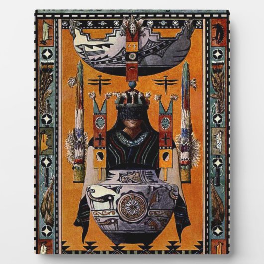 「ズーニ族」 フォトプラーク (正面)