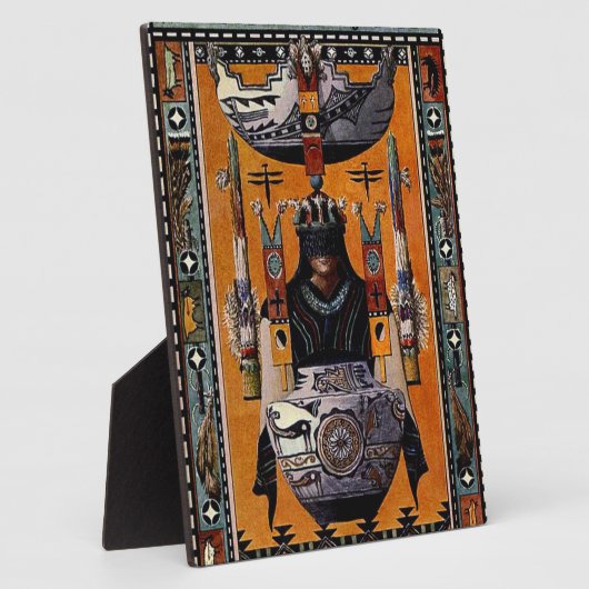 「ズーニ族」 フォトプラーク (側面)