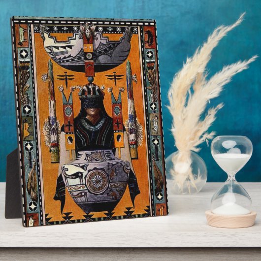 「ズーニ族」 フォトプラーク (側面)