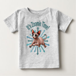 ズーミーの時間 スフィンクス猫 ベビーTシャツ