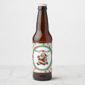 ズーミーサンタのクリスマス ビールラベル (正面)