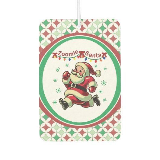 ズーミーサンタ クリスマス カーエアーフレッシュナー (正面)