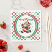 ズーミーサンタ クリスマス スタンダードランチョンナプキン (インサイチュ)