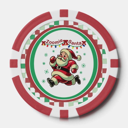 ズーミーサンタ クリスマス ポーカーチップ (正面)