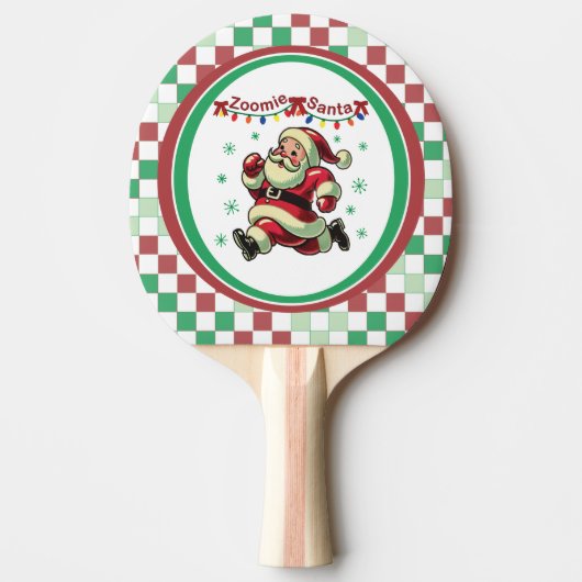 ズーミーサンタ クリスマス 卓球ラケット (正面)