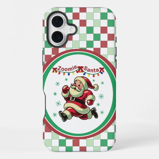 ズーミーサンタ クリスマス iPhoneケース (裏面)