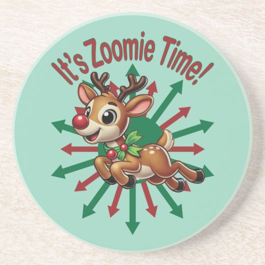 "ズーミータイム!" クリスマストリ コースター (正面)