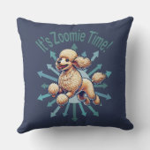 ズーミー・タイム・プードルだ クッション (裏面)