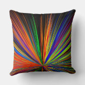 ズームカラーブーム数々のレインボーカラー クッション (裏面)