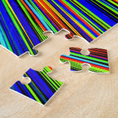 ズームカラーブーム数々のレインボーカラー ジグソーパズル (側面)