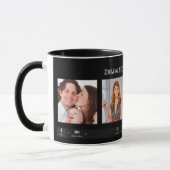 ズームパーソナライズされたミーティおもしろいング誕生日 マグカップ (左)