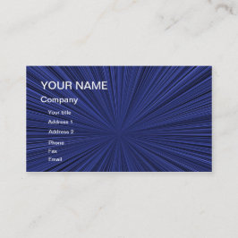ズーム効果のある抽象芸術カード 名刺