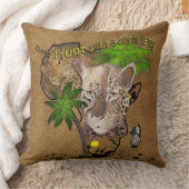 ズーム狩り付きレンズのみ クッション (ブランケット)