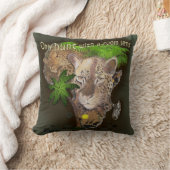 ズーム狩り付きレンズのみ クッション (ブランケット)