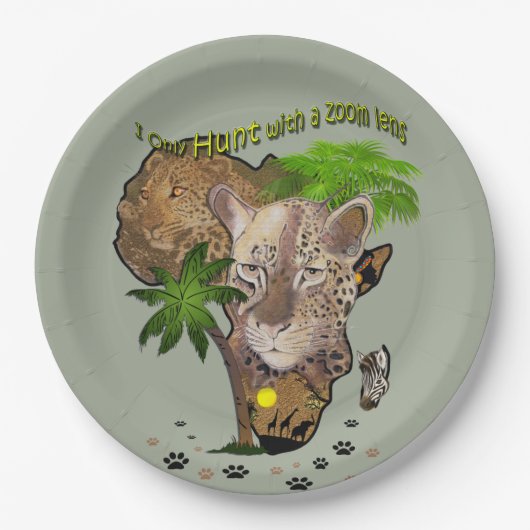 ズーム狩り付きレンズのみ ペーパープレート (正面)