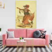 ズールウォリアー、ウティムニ、故都チャカの甥 キャンバスプリント (インサイチュ (リビング))