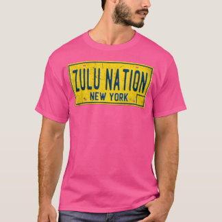 ズールネーションヒップホップ50周年記念ラップの音楽ニュー Tシャツ