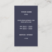 ズールーのインスピレーション 名刺 (裏面)