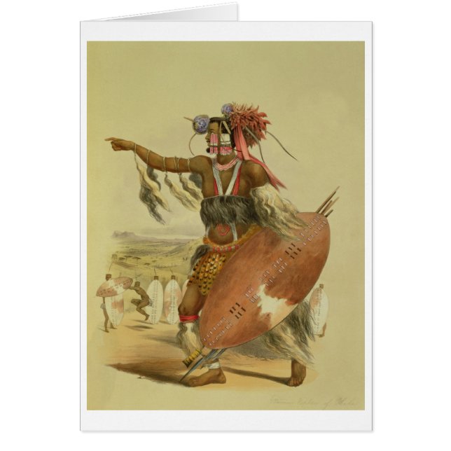 ズールーの戦士、UtimuniのChakaの甥遅いZu (正面)