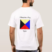 ズールーの旗 Tシャツ (裏面)