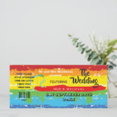 ズー結婚ゲイプライドレインボーフェスティバル招待状 (スタンド正面)