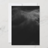 ズ感じウィッチーこうもりムーンブラックスカイハローウィンパーティ 招待状 (裏面)