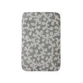 ズ結婚アンティークレースリネンホワイトクラシックかわいらし バスマット (正面縦)