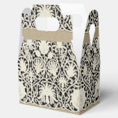 ズ結婚アンティークレースリネンホワイトクラシックかわいらし フェイバーボックス (オープン)