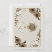 ズ結婚タロットムーンサンスターズザラバーズ招待状 招待状 (裏面)