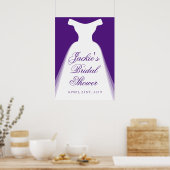 ズ結婚ドレスブライダルシャワー ポスター (キッチン)