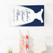 ズ結婚ドレスブライダルシャワー 横断幕 (インサイチュ)