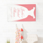 ズ結婚ドレスブライダルシャワー 横断幕 (インサイチュ)