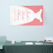 ズ結婚ドレスブライダルシャワー 横断幕 (トレードショー)