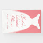 ズ結婚ドレスブライダルシャワー 横断幕 (横)