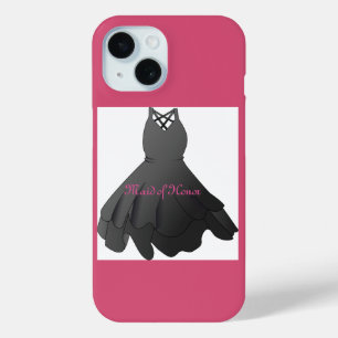 ズ結婚ドレスメイド・オブ・オーナー(花嫁付き添い人) iPhone 15ケース