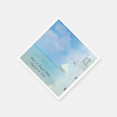 ズ結婚ライトハウス スタンダードカクテルナプキン (角)