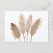 ズ結婚リトル詳細パンパスグラス エンクロージャーカード (裏面)