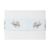 ズ結婚リージェンシーヴィンテージテーマモノグラムクレスト 招待状ベリーバンド (裏面例)