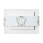 ズ結婚リージェンシーヴィンテージテーマモノグラムクレスト 招待状ベリーバンド (正面例)