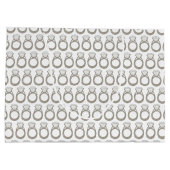 ズ結婚婚約ブライドダイヤモンドリングや輪きらきら光る ラージペーパーバッグ (裏面)