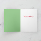 ズ警告!ハッピーホリデーズグリーティングカード シーズンカード (内部)