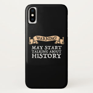 ズ警告!歴史について語り始めるかもしれおもしろいない iPhone X ケース
