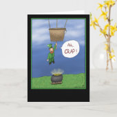 セおもしろいント・パトリック・デイ・カード：もう少し得で カード (黄色い花)