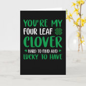 セおもしろいント・パトリック・デー・ア・ア・ア・マイ・フ・リーフ・クローバー カード (黄色い花)