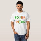 セおもしろい飲ント・パトリックの日 Tシャツ (正面フル)
